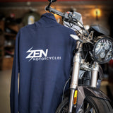 Zen Motorcycles Navy Blue Hoodie