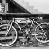 Vintage Harley Davidson Board Tracker