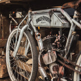 Vintage Harley Davidson Board Tracker